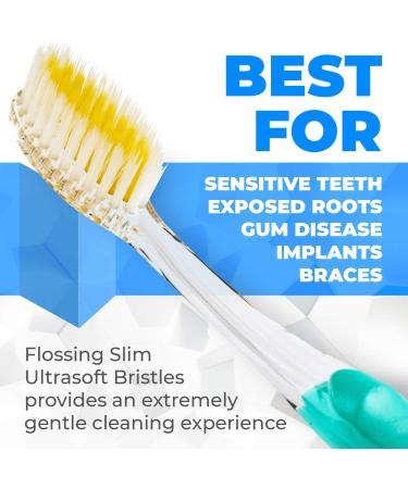 Solodent Ultra Soft Silver & Gold Toothbrush 4-Pack for Sensitive Teeth - Colors Vary - Buy Online on GoSupps.com