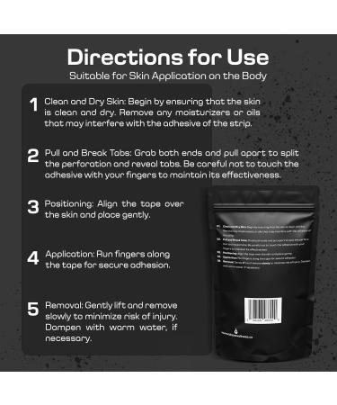 Medical Adhesive Tape - Pack of 60 - Strong Hold Painless Removal Skin Safe 3"x1" for Dressings/Bandages - Zero Residue Vented - International Shipping Available - Buy Online on GoSupps.com