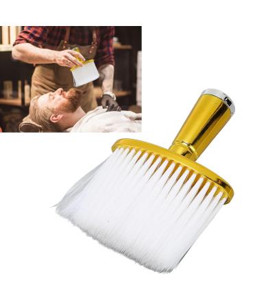 Hairdresser Neck Dust Brush | Soft Face & Neck Brush for Home & Salon | Galvanized Handle to Remove Loose Hair - Buy Online on GoSupps.com