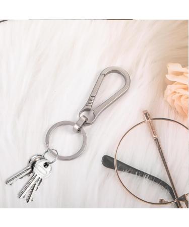 Premium Titanium Keyring Snap Hook | Strong Carabiner Key Holder | Upgraded Robust Design for Keys | International Shipping Available - Buy Online on GoSupps.com