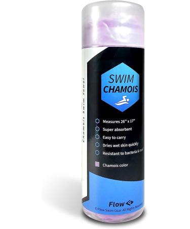 Flow Swim Chamois Towel - Purple (26 x 17) | Quick-Drying & Absorbent - Buy Online on GoSupps.com