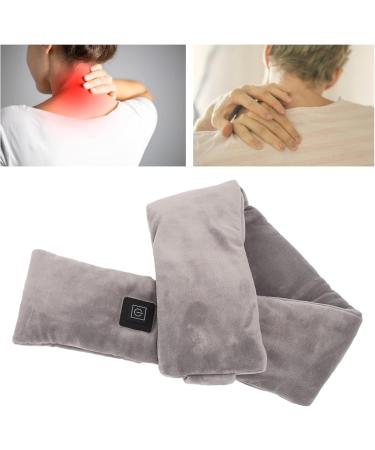 Neck Heating Pillow - Electric Carbon Fiber Heated Neck Wrap & Scarf for Pain Relief | Double-Sided Comfort - Buy Online on GoSupps.com