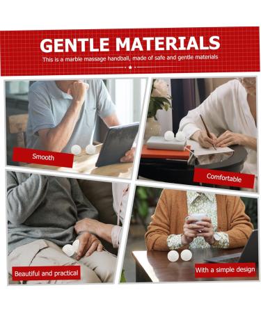 Ultechnovo 4 Sets Marble Massage Balls - Manual Fitness & Keychain Gymnastics Rollers for Ultimate Relaxation - Buy Online on GoSupps.com