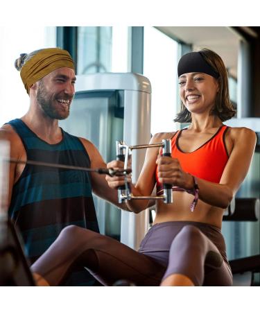 Sports Headband for Men & Women - Elastic Hair Band for Fitness Running Yoga & More - Thin Wide Welding Tape - Fits Under Helmet (Color 8) - Buy Online on GoSupps.com