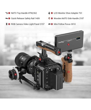 SmallRig Mini Follow Focus with A/B Stops, 15mm Rod Clamp, Snap-on Gear Ring Belt - Fits DSLRs & Mirrorless Cameras Up to 114mm - Buy Online on GoSupps.com
