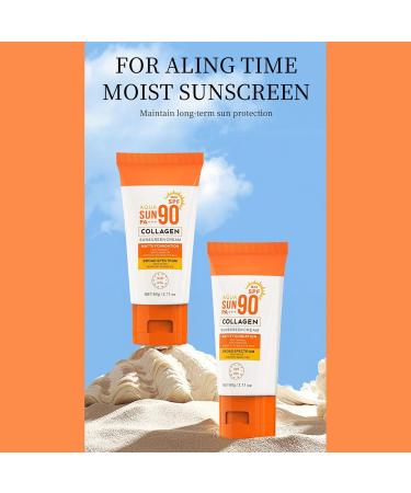 Skincare Coreen Sunscreen Face Cream Spf 90+ Skincare Coreen Sunscreen Skin Sunscreen Repairing Moisturizing Skin Refreshing & Non-Sticky Moisturizing & Anti-Aging & Body Sunscreen (3PC) - Buy Online on GoSupps.com