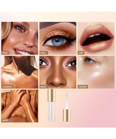 Highlighter Stick with Brush | Long-lasting Creamy Liquid Highlighter for Cheeks - 8ml (1 Pack) - Buy Online on GoSupps.com