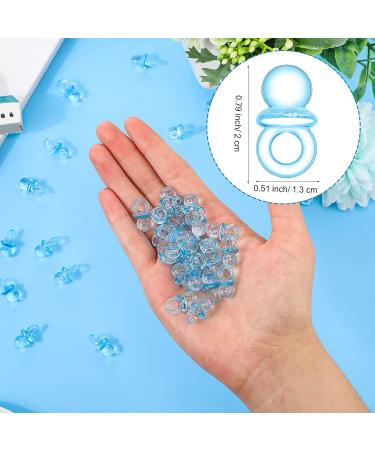 51 Pcs Cool Baby Shower Games & 50 Acrylic Pacifiers Set - Gender Reveal Party Favors (Blue/Greenery) - Buy Online on GoSupps.com