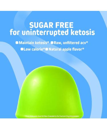 Herbtonics Keto Apple Cider Vinegar Gummies | Digestion & Detox | GLP-1 Support | Sugar Free BHB Advanced Formula for Keto Support - Raw ACV with The Mother - 60 Vegan ACV Gummies 60 Count (Pack of 1) - Buy Online on GoSupps.com