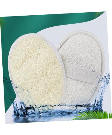 3pcs Exfoliating Loofah Body Wash Scrubber Set - Gentle Makeup Remover Pads & Shower Scrubber for Smooth Skin - Buy Online on GoSupps.com