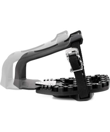 VENZO Bike Toe Clips Cage for Peloton & Look Delta Pedals - For Indoor Spin Bikes - Ride with Sneakers Toe Cages Only - Buy Online on GoSupps.com