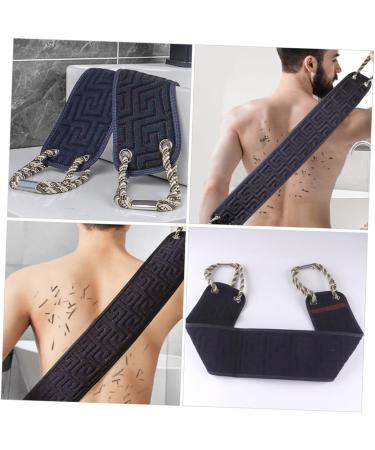 Buy 38-Inch Egyptian Loofah Back Scrubber - Double Sided Exfoliating Cloth for Men & Women | Long Handle Shower Back Washer - Buy Online on GoSupps.com