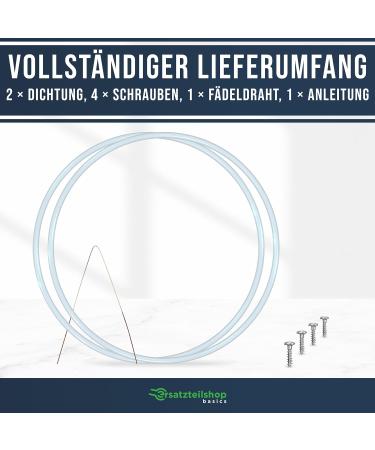Buy Bosch Siemens Neff Dishwasher Pump Parts Set 182mm - Repair Kit with E15 Seal | International Shipping - Buy Online on GoSupps.com