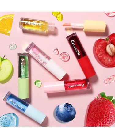 Plumping Lip Oil Set - Clear Lip Gloss for Nourishing Hydration | Fruity Flavour Lip Glow Oil - Non-Sticky & International Shipping - Buy Online on GoSupps.com