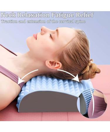 Enhance Comfort: Pink Neck & Back Stretcher Massage Pillows for Lumbar Support & Spine Pain Relief - Buy Online on GoSupps.com
