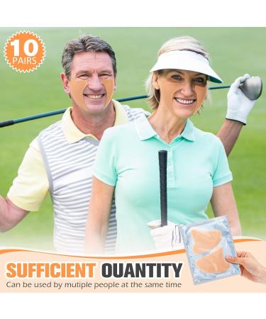 10 Pair Sun Protection Patch | UV Protection for Face | Multifunctional Patches for Sports & Outdoor Activities - Golf Surf Swim Ski | Men & Women - Buy Online on GoSupps.com