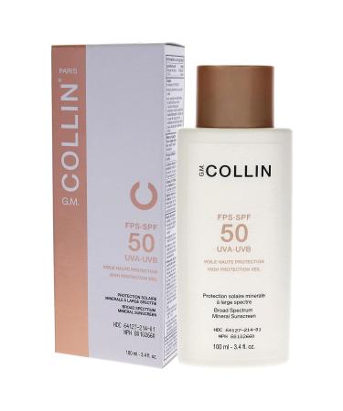 G.M. Collin High Protection Veil SPF 50 Unisex 3.4 oz - Broad Spectrum Sunscreen - Buy Online on GoSupps.com