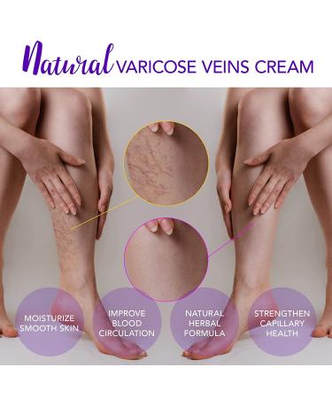 PALINRISE Varicose Vein Cream - 2 Oz | Improves Blood Circulation, Reduces Spider Veins & Heaviness - Buy Online on GoSupps.com