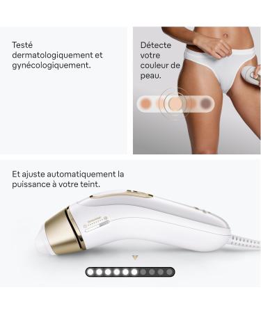 Braun Epilateur Lumiere Pulsee Smart Silk expert Pro 5 Alternative Au Laser A Domicile R duction Semi-D finitive Des Poils Avec Pochette 1 T te PL5100 Or - Buy Online on GoSupps.com