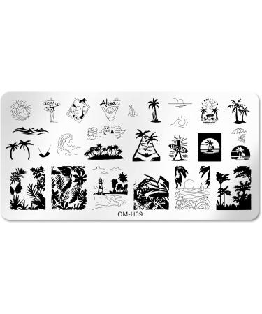 Nail Art Stamping Plate for Valentine's Day Flower Butterfly & Vine Designs | Perfect for Creative Nail Art - Buy Online on GoSupps.com