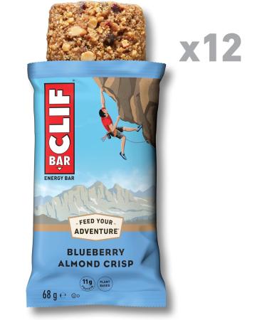 Clif Energy Bar Blueberry Almond Crisp 12x68g - Buy Online on GoSupps.com