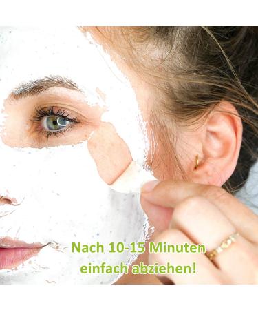 Puremetics Ginkgo Green Tea Peel-Off Mask | 100% Natural Vegan & Plastic-Free | Thalasso Detox for All Skin Types | Zero Waste Natural Cosmetics (65g 7 Applications) - Buy Online on GoSupps.com