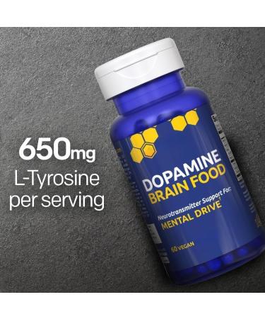 Dopamine Brain Nutrient Support for concentration and mental motivation mental energy and support of neurotransmitters with B vitamins 2 - Buy Online on GoSupps.com