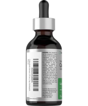 Horb ach Calendula Tincture | 2 fl oz | Liquid Extract Drops | Alcohol Free | Vegetarian Non-GMO Gluten Free Herbal Supplement - Buy Online on GoSupps.com