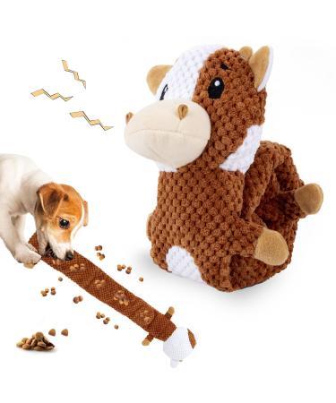 Intelligence toys for dogs sniffing toys dog dog toy snuff dog toys squeaky medium -sized dogs for puppies for stress reduction food training cow