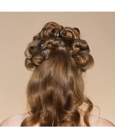 50 Double Prong Pin Curl Clips - 1.8 Inches - Silver Metal Hairpins for Salon & DIY Styling - Buy Online on GoSupps.com