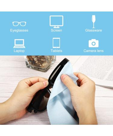 PATIKIL 24 Pack Microfiber Cleaning Cloth for Eyeglasses & Screens - Soft Suede Wipes in Individual Vinyl Pouches - 6x6 Inches - Buy Online on GoSupps.com