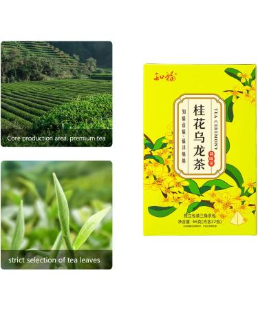 Yctze Osmanthus Oolong Tea Bags 22 Count Dried Flavored Herbal Tea Thirst Quenching Tea for Relax Home Office Holiday Party - Buy Online on GoSupps.com