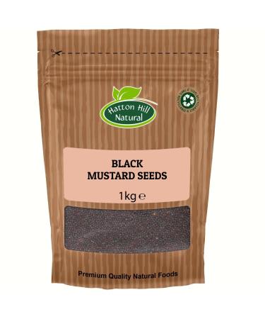 Black/Brown Mustard Seeds 1kg by Hatton Hill