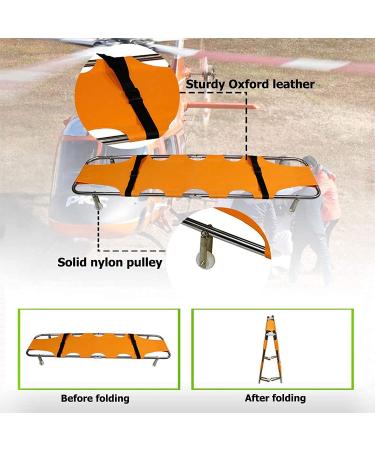 Portable Stretcher Emergency Rescue Stretcher Multi-Purpose Home Folding Stretcher for Hospitals/Clinics/Families/Sports Fields - Buy Online on GoSupps.com