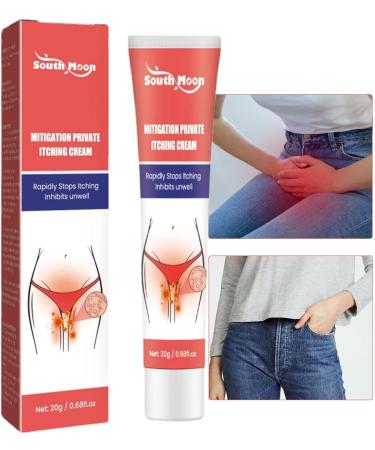 Geruwam Private Area Itching Cream - Genital Ointment For Women | 0.68fl oz Women Genital Area Itch Relief Instant Herbal Formula Reduces Odors Relieves The Itching - Buy Online on GoSupps.com