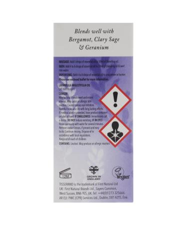Tisserand English Lavender Essential Oil - Ethically Harvested Promotes Relaxation & Sleep - 0.3 oz - Buy Online on GoSupps.com