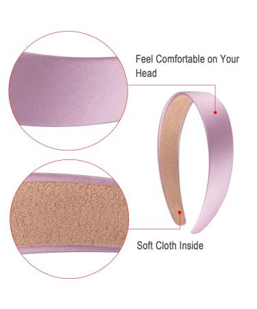 SIQUK 18 Pieces Satin Headbands for Women and Girls - Non-slip DIY Hair Accessories in 18 Colors - Buy Online on GoSupps.com
