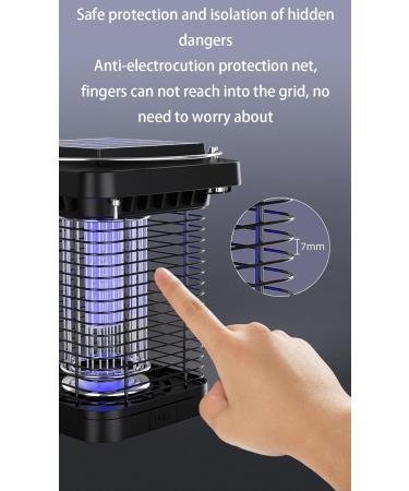 Bug Zapper Outdoor Waterproof Electric Mosquito Lamp 1-1/2 Acre Outdoor Coverage with Powerful Bulb and 1300V Instant Kill Grid Electric Insect Fly and Mosquito Trap - Buy Online on GoSupps.com