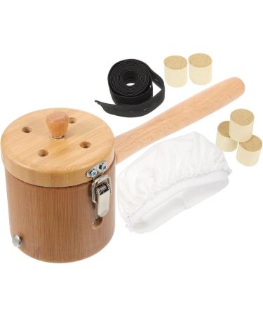 Solustre Moxibustion Massage Device - Adjustable Wooden Case & Stainless Steel Tools for Effective Moxibustion Therapy - Buy Online on GoSupps.com