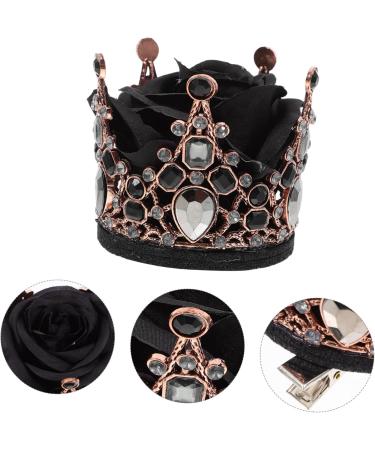 minkissy Baroque Hairpin Snap Hair Clips Flat Hair Barrettes Crown Hair Crown Clip Crown Hair Clip Crown Hairpin Hair Styling Party Headdress Party Hair Accessories Zinc Alloy - Buy Online on GoSupps.com