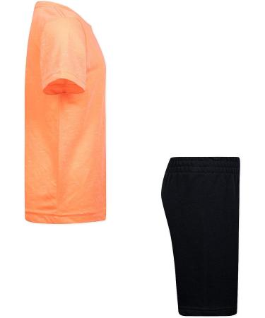 Boys Hurley Soft Basic T-shirt & Shorts Outfit Set - 2T Bright Mango - Buy Online on GoSupps.com