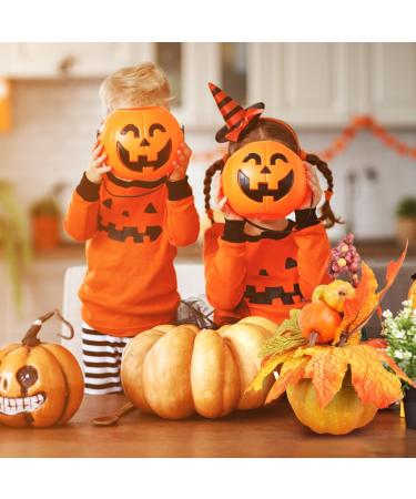 HOMSFOU 2 Pcs Halloween Pumpkin Decoration Home Decor Pumpkin Decorations Fall Decorations Halloween Party Pumpkin Decor Pumpkin Adornment for Home Pumpkin Ornament Household Props Orangex2pcs 15x5.5cmx2pcs - Buy Online on GoSupps.com