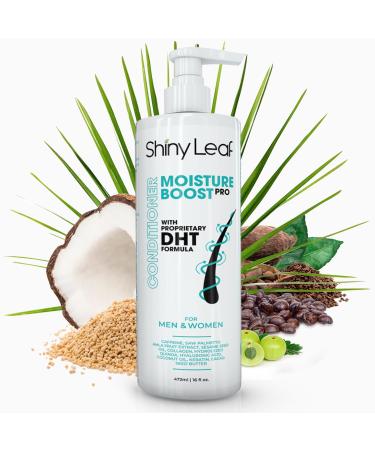 Moisture Rich DHT Conditioner 16oz - Sulfate Free Deep Conditioner for Hair Growth - Shiny Leaf - Made in USA - Ideal for Men & Women - Buy Online on GoSupps.com