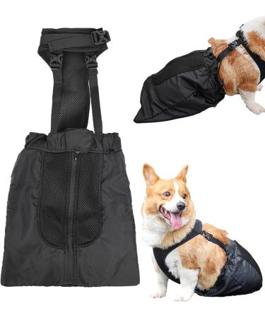 Drag Bag for Back Legs - Dragging Bag Wheelchair Alternative - Back Leg Drag Bag Protective and Adjustable for Injured Dogs and Pet Owners Jiahua Black X-Small - Buy Online on GoSupps.com
