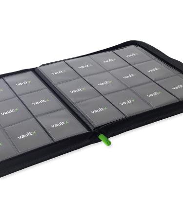 Vault X Premium Exo-Tec Zip Binder - 12 Pocket Trading Card Album - Black - Buy Online on GoSupps.com