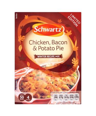 Schwartz Schwartz Limited Edition Chicken Bacon & Potato Winter Recipe Pack of 6 (35g)