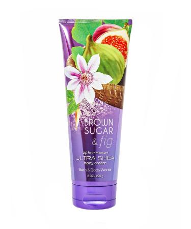 Bath & Body Works Brown Sugar & Fig Ultra Shea Body Cream - 8 oz (Pack of 1) - Buy Online on GoSupps.com