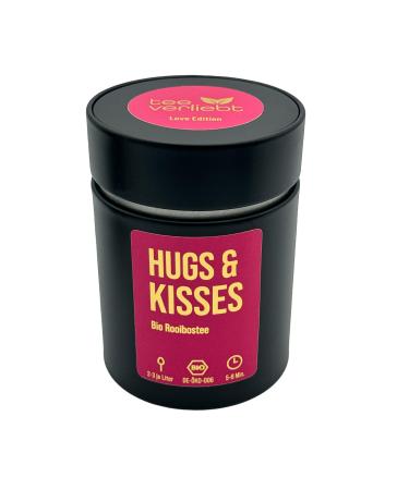tee verliebt teeverliebt - Hugs & Kisses Organic Rooibos Tea with Vanilla Gift Box 80g | Love Edition