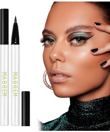 Black Liquid Eyeliner Waterproof Eye Liner Pencils Long-Lasting Quick Dry Eye Makeup Eye Care Smudgeproof Eye Liner Liquid Liner for Ladies Girls Women Hersil - Buy Online on GoSupps.com