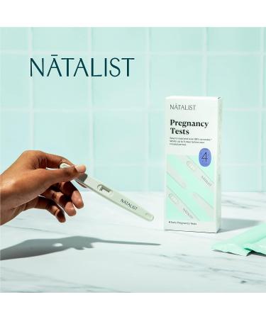 Natalist Early Pregnancy Test Kit for Women - Clear & Accurate Results, Ease Your Mind 5 Days Before Missed Period - 4 Pack - Buy Online on GoSupps.com